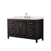 Custom image for Dark Espresso with Polished Chrome Trim / Giotto Quartz / No Mirror
