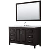 Custom image for Dark Espresso with Polished Chrome Trim / White Quartz / 58