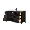 Custom image for Dark Espresso with Matte Black Trim / Giotto Quartz / No Mirror