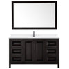 Custom image for Dark Espresso with Matte Black Trim / White Quartz / 58