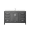 Custom image for Dark Gray with Polished Chrome Trim / Giotto Quartz / No Mirror