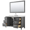 Custom image for Dark Gray with Polished Chrome Trim / Giotto Quartz / 58