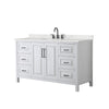 Custom image for White with Matte Black Trim / Giotto Quartz / No Mirror