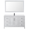 Custom image for White with Matte Black Trim / White Quartz / 58