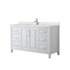 Custom image for White with Polished Chrome Trim / Giotto Quartz / No Mirror