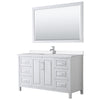 Custom image for White with Polished Chrome Trim / White Quartz / 58