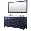 Custom image for Dark Blue with Matte Black Trim / Giotto Quartz / 70