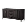 Custom image for Dark Espresso with Polished Chrome Trim / No Mirror