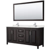 Custom image for Dark Espresso with Polished Chrome Trim / Giotto Quartz / 70