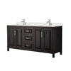 Custom image for Dark Espresso with Polished Chrome Trim / Giotto Quartz / No Mirror
