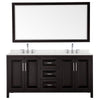 Custom image for Dark Espresso with Polished Chrome Trim / Giotto Quartz / 70