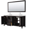 Custom image for Dark Espresso with Polished Chrome Trim / Giotto Quartz / 70