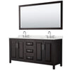 Custom image for Dark Espresso with Polished Chrome Trim / Giotto Quartz / 70