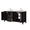 Custom image for Dark Espresso with Polished Chrome Trim / Giotto Quartz / No Mirror