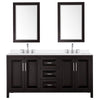Custom image for Dark Espresso with Polished Chrome Trim / White Quartz / 24