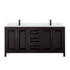 Custom image for Dark Espresso with Matte Black Trim / Giotto Quartz / No Mirror