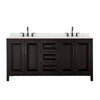Custom image for Dark Espresso with Matte Black Trim / Giotto Quartz / No Mirror