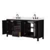Custom image for Dark Espresso with Matte Black Trim / Giotto Quartz / No Mirror