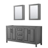 Custom image for Dark Gray with Matte Black Trim / Medicine Cabinets