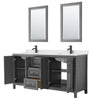 Custom image for Dark Gray with Matte Black Trim / Giotto Quartz / 24