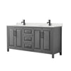 Custom image for Dark Gray with Matte Black Trim / Giotto Quartz / No Mirror