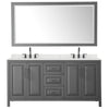Custom image for Dark Gray with Matte Black Trim / Giotto Quartz / 70