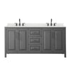 Custom image for Dark Gray with Matte Black Trim / Giotto Quartz / No Mirror