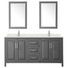 Custom image for Dark Gray with Polished Chrome Trim / Giotto Quartz / 24