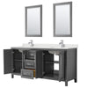 Custom image for Dark Gray with Polished Chrome Trim / Giotto Quartz / 24