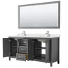 Custom image for Dark Gray with Polished Chrome Trim / Giotto Quartz / 70
