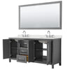 Custom image for Dark Gray with Polished Chrome Trim / Giotto Quartz / 70