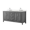 Custom image for Dark Gray with Polished Chrome Trim / Giotto Quartz / No Mirror