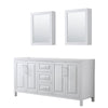Custom image for White with Polished Chrome Trim / Medicine Cabinets