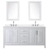 Custom image for White with Polished Chrome Trim / White Quartz / 24