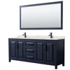 Custom image for Dark Blue with Matte Black Trim / Giotto Quartz / 70