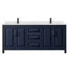 Custom image for Dark Blue with Matte Black Trim / Giotto Quartz / No Mirror