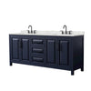 Custom image for Dark Blue with Matte Black Trim / Giotto Quartz / No Mirror