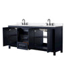 Custom image for Dark Blue with Matte Black Trim / White Quartz / No Mirror