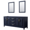 Custom image for Dark Blue with Brushed Gold Trim / 24