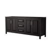 Custom image for Dark Espresso with Polished Chrome Trim / No Mirror