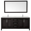 Custom image for Dark Espresso with Polished Chrome Trim / Giotto Quartz / 70