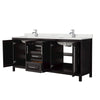 Custom image for Dark Espresso with Polished Chrome Trim / Giotto Quartz / No Mirror
