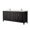 Custom image for Dark Espresso with Polished Chrome Trim / Giotto Quartz / No Mirror