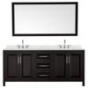 Custom image for Dark Espresso with Polished Chrome Trim / Giotto Quartz / 70