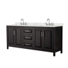Custom image for Dark Espresso with Polished Chrome Trim / Giotto Quartz / No Mirror