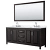 Custom image for Dark Espresso with Polished Chrome Trim / White Quartz / 70