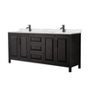 Custom image for Dark Espresso with Matte Black Trim / Giotto Quartz / No Mirror