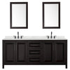 Custom image for Dark Espresso with Matte Black Trim / Giotto Quartz / 24