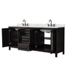 Custom image for Dark Espresso with Matte Black Trim / Giotto Quartz / No Mirror