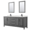 Custom image for Dark Gray with Matte Black Trim / Giotto Quartz / 24